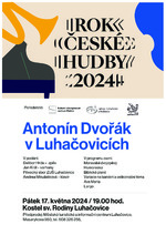 Plakát události Antonín Dvořák v Luhačovicích