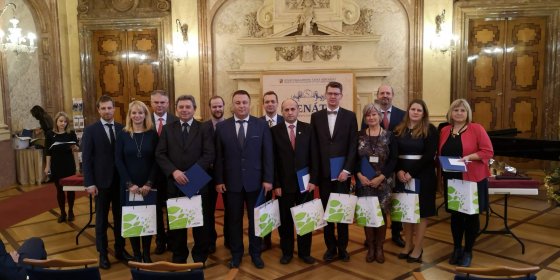 Village of the Year award and concert of the Bells in the Senate of the Czech Republic