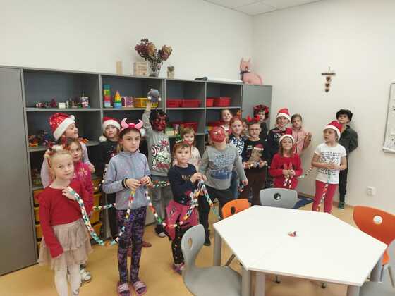 St. Nicholas party at the school