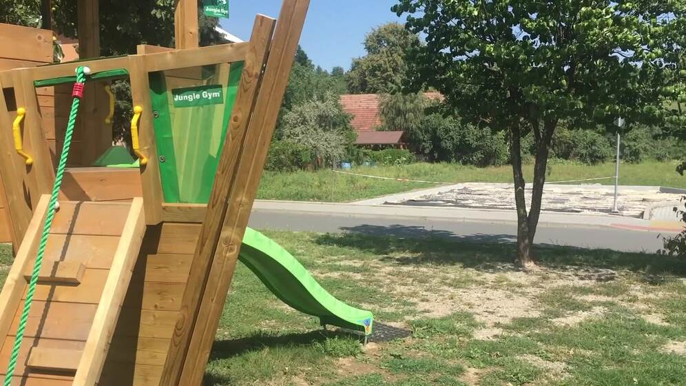 New workout and playground at the kindergarten