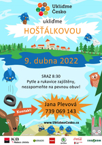 Plakát události Ukliďme Hošťálkovou 2022