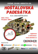 Plakát události HOŠŤALOVSKÁ PADESÁTKA - 1. ročník