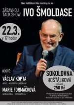 Plakát události ZÁBAVNÁ TALK SHOW IVO ŠMOLDASE