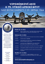 Plakát události Vzpomínková akce k 79. výročí letecké bitvy nad Bílými Karpaty - FOTO