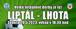 Plakát události Velké fotbalové derby Liptál : Lhota - FOTO