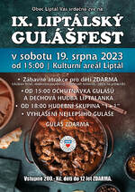 Plakát události IX. Liptálský gulášfest 2023 - FOTO