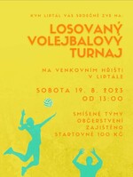 Plakát události Losovaný volejbalový turnaj - FOTO