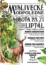 Plakát události Myslivecké odpoledne v Liptále, 23.7.2022 - FOTO