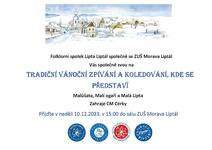 Plakát události Vánoční zpívání a koledování - FOTO a PF 2024 FS Lipta