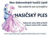 Plakát události Hasičský ples 2024 a PF 2024