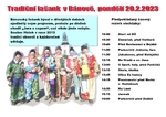 Plakát události Tradiční fašank v Bánově