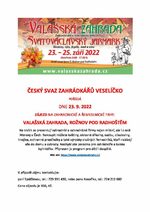 Plakát události Zahrádkářský spolek pořádá zájezd na Podzimní valašskou zahradu a Svatováclavský