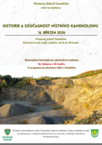 Plakát události Výstava v muzeu Záhoří: Historie a současnost místního kamenolomu