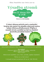 Plakát události Výsadba stromů