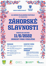 Plakát události Záhorské slavnosti v zámeckém parku