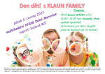 Plakát události Den dětí s KLAUN FAMILY