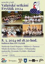 Plakát události VALAŠSKÉ SETKÁNÍ FRYŠTÁK  8. 3. 2024