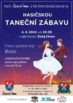 Plakát události Hasičská zábava / Česká Ves