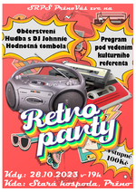Plakát události Retro párty