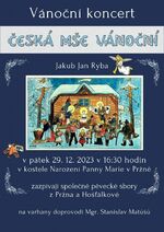 Plakát události Vánoční koncert - ČESKÁ MŠE VÁNOČNÍ