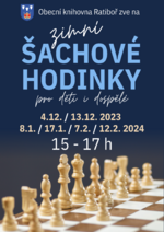Plakát události Zimní šachové hodinky