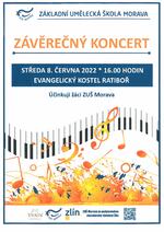  Final concert of ZUŠ Morava