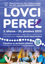 Plakát události Lovci perel 2023 – čtenářská soutěž
