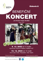 Plakát události Benefiční koncert pro Domácí hospic Devětsil