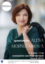 Plakát události Beseda s Alenou Mornštajnovou