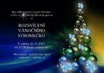 Plakát události Rozsvícení vánočního stromečku