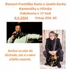 Plakát události Koncert Františka Kasla a Josefa Zocha