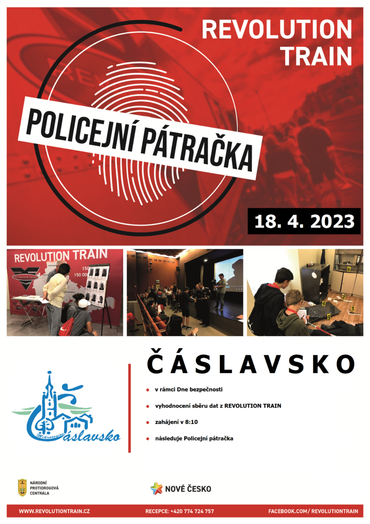 Plakát Čáslav: Policejní pátračka