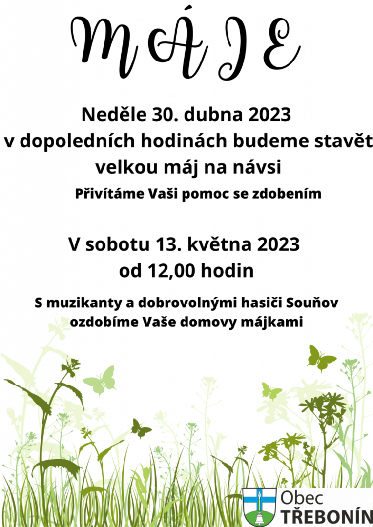 Plakát Třebonín: Máje 2023