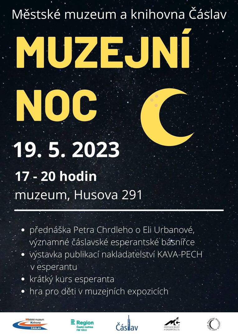 Plakát Čáslav: Muzejní noc