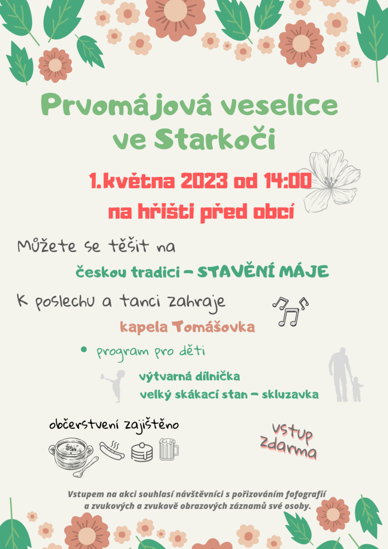 Plakát Starkoč: Prvomájová veselice