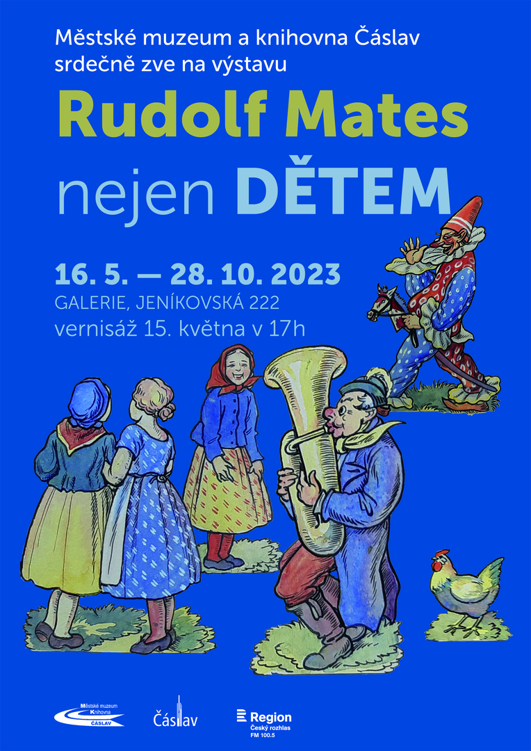 Plakát Čáslav: Rudolf Mates nejen dětem