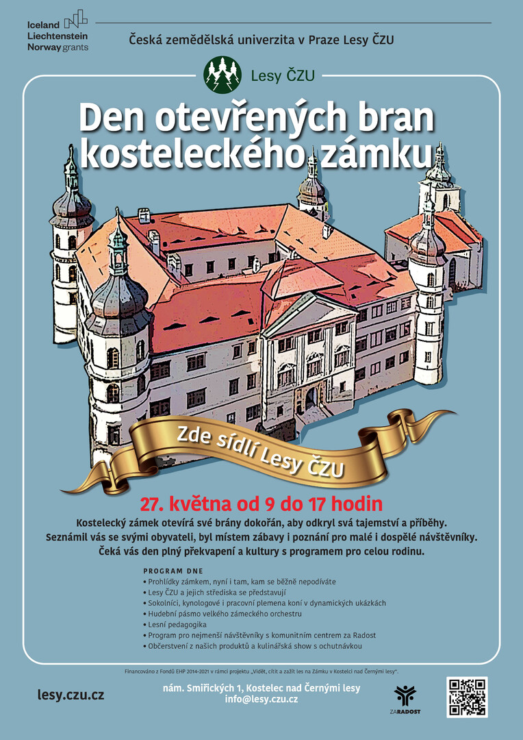 Plakát Kostelec nad Černými lesy: Den otevřených bran