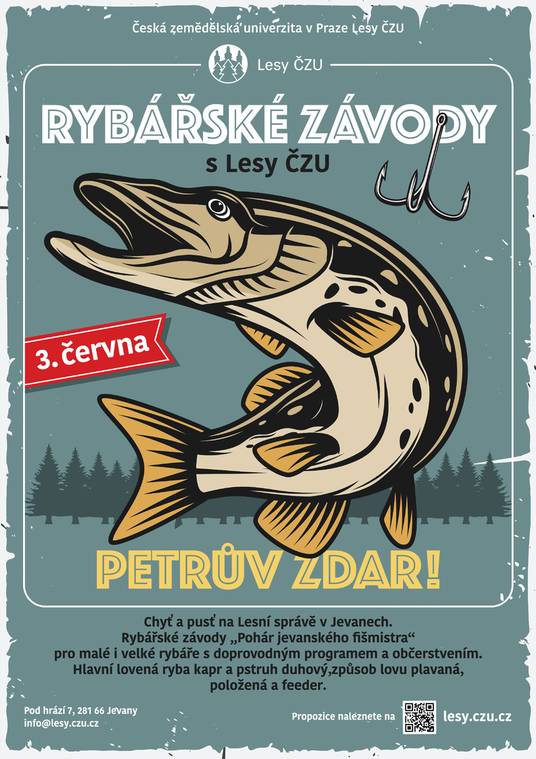 Plakát Jevany: Rybářské závody