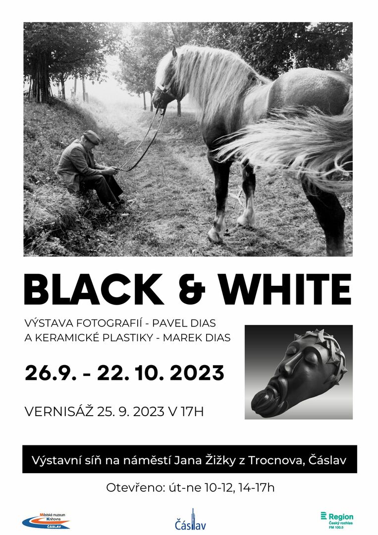Plakát Čáslav: Black & White
