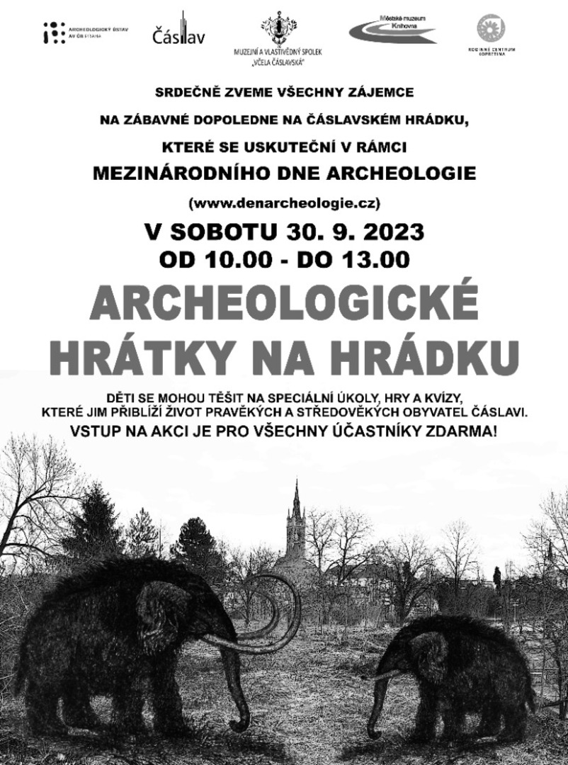 Plakát Čáslav: Archeologické hrátky na Hrádku