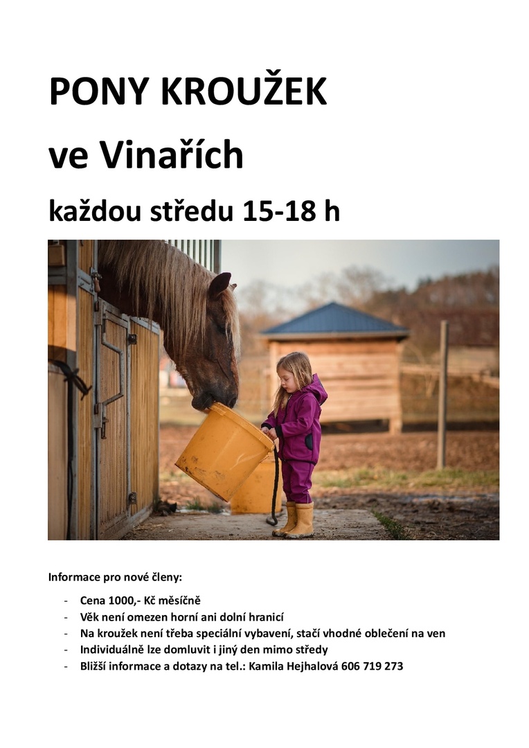 Plakát Vinaře: Pony kroužek