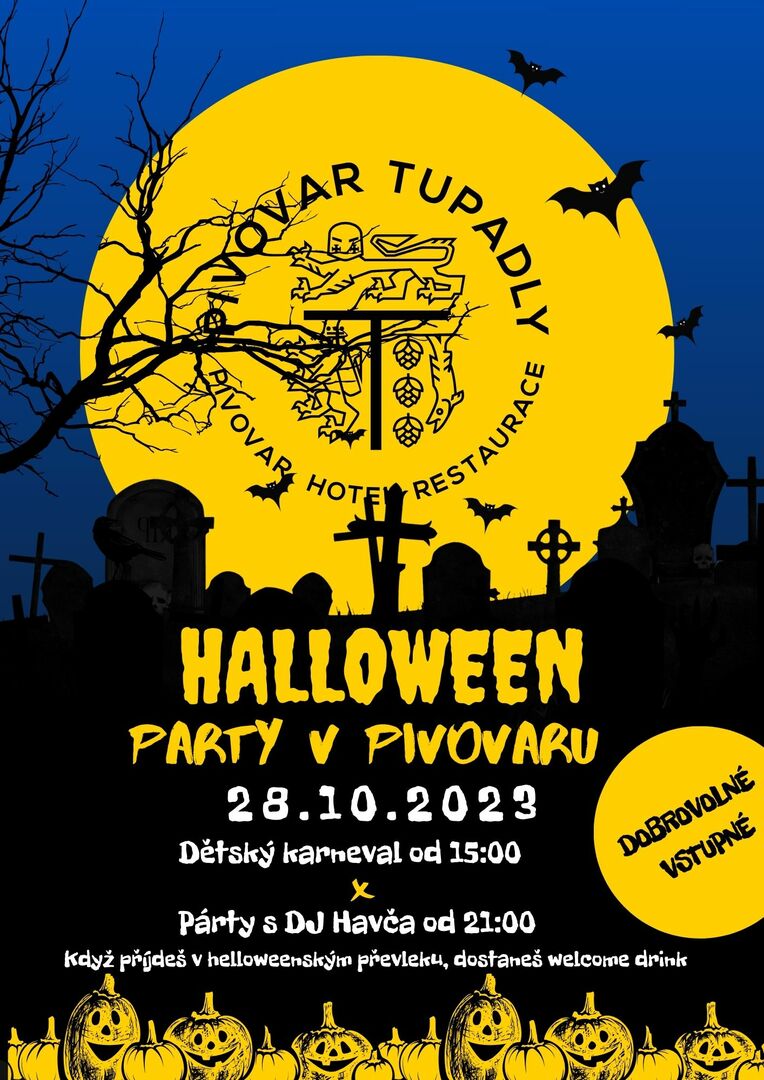 Plakát Tupadly: Halloween party v pivovaru
