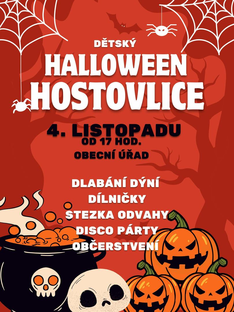Plakát Hostovlice: Dětský halloween