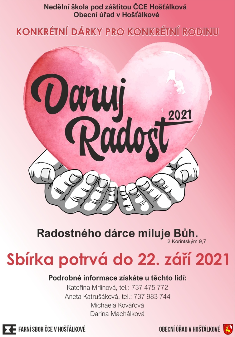 Plakát DARUJ RADOST 2021