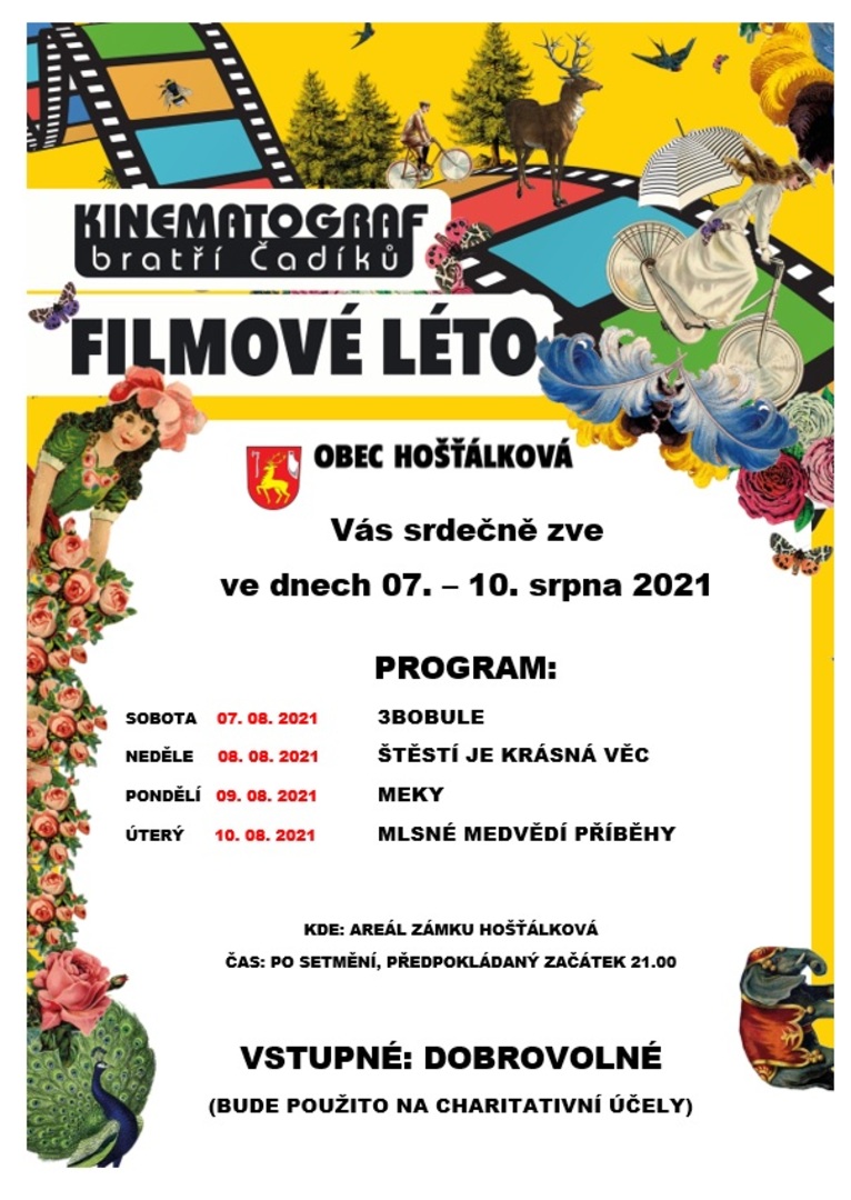 Plakát FILMOVÉ LÉTO 2021