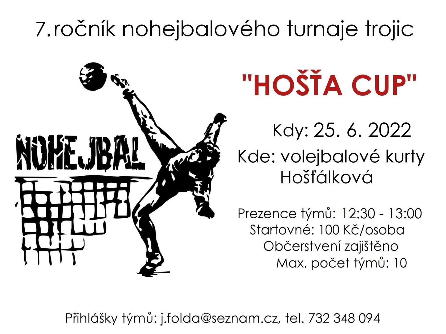 Plakát "HOŠŤA CUP 2022"