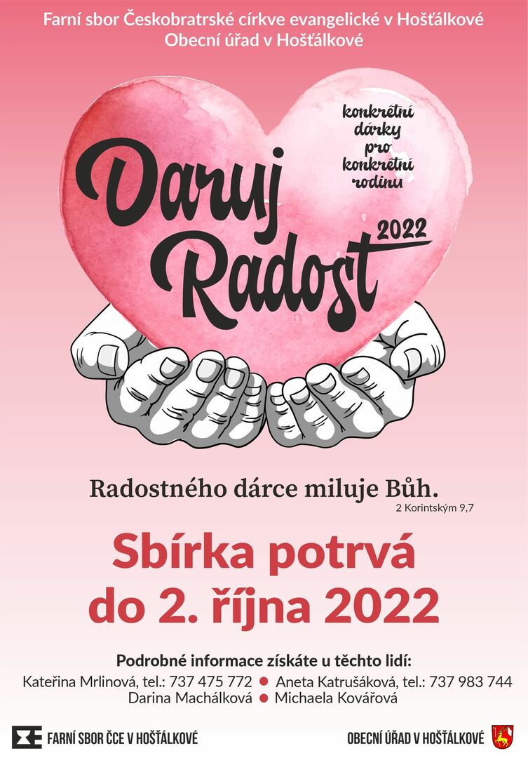 Plakát DARUJ RADOST 2022