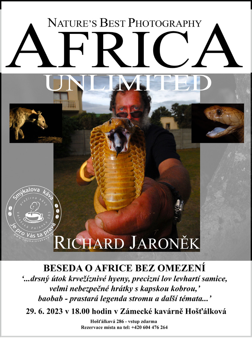 Plakát Africa Unlimited III - BESEDA O AFRICE bez omezení s Richardem Jaroňkem