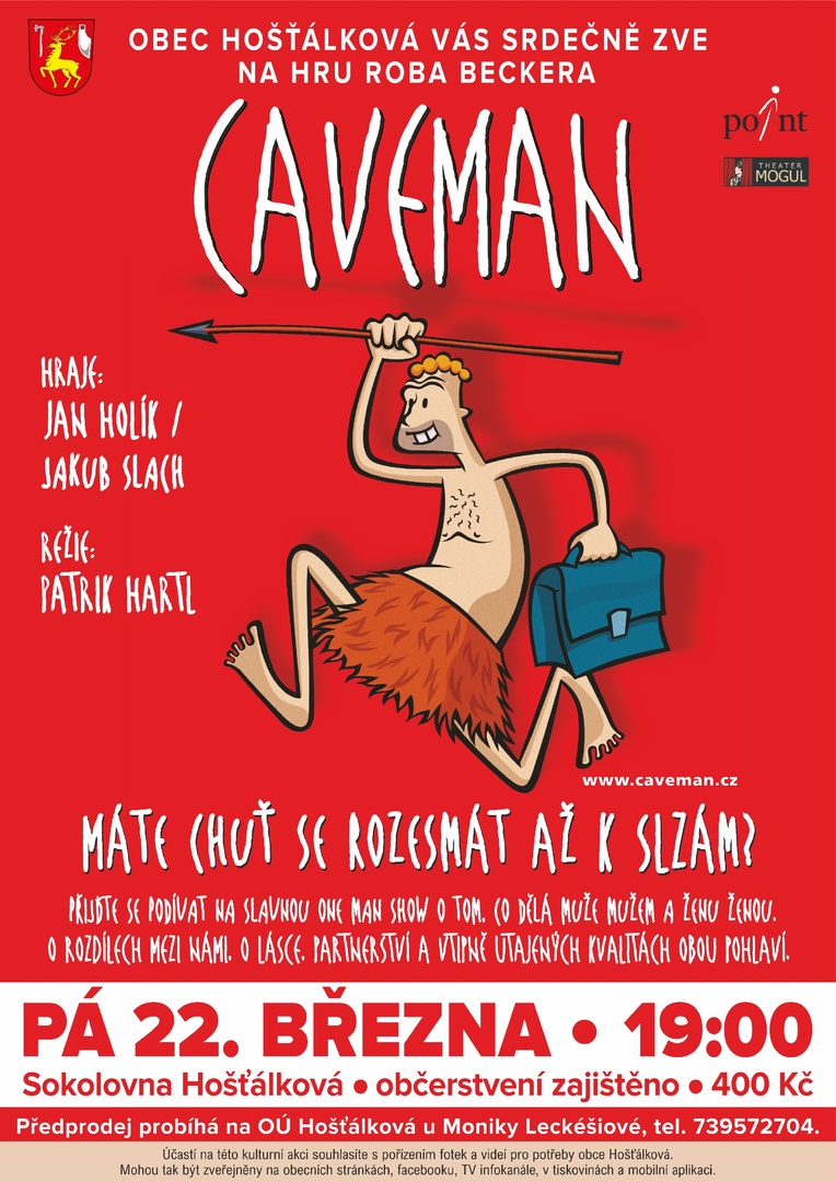 Plakát ONE MAN SHOW - CAVEMAN