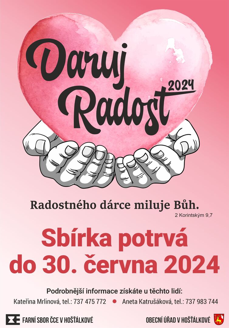 Plakát DARUJ RADOST 2024